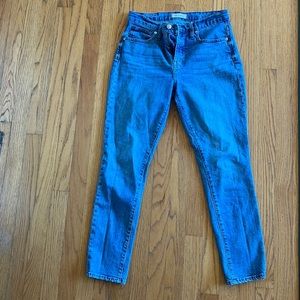 Madewell 9” high rise skinny size 27